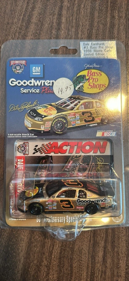 Bajo Dale Earnhardt 1:64 Action #3 Pro Shops 1998 Monte Carlo edición limitada  Foto 1 de 1