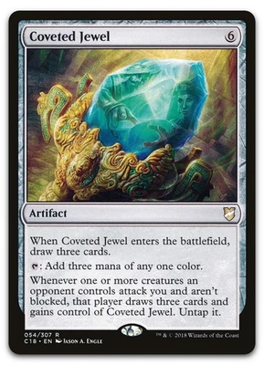 Coveted Jewel #54 (NM) Commander 2018 C18 Magic MTG - Image 1 of 2