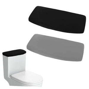 2 Stück WC Tankdeckel Deckel Rückseite Toilettendeckel, Toilettentank schwarz+grau - Bild 1 von 8