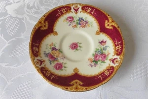 Vintage Paragon Fine Bone China 14cm Saucer ~ Hamilton Red - Picture 1 of 5
