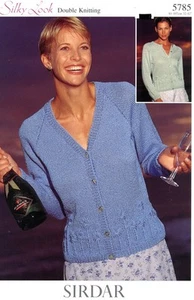 Sirdar Knitting Leaflet 5785. Ladies Cardigan in DK size 81-107cm - Picture 1 of 1