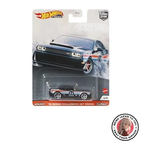 Nuovo Hot Wheels 18 Dodge Challenger Vehicle Premium Collection of Car Culture - Immagine 1 di 1