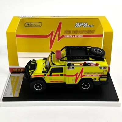 1:64 Hummer H2 Ambulance Transformer Alloy Model - Diecast Car & Toy Collectible - Image 1 of 4