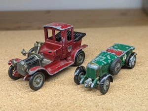 Lesney Models of Yesteryear 1912 Packard Landaulet 1929 Bentley 4 1/2 Liter  - Bild 1 von 11