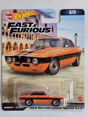 Alfa Romeo Giulia Sprint GTA Hot Wheels Premium Real Riders Fast & Furious  Foto 1 de 2