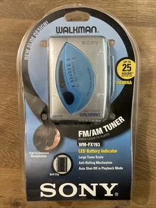 NUEVO SONY WM-FX193 Walkman Reproductor de Cassette de Cinta Portátil Sintonizador FM/AM Radio Sellado - Imagen 1 de 3