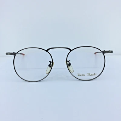New Vintage Beau Monde Bridgewater Eyeglasses C. AS Antique Silver 50-18mm Japan - Image 1 of 4