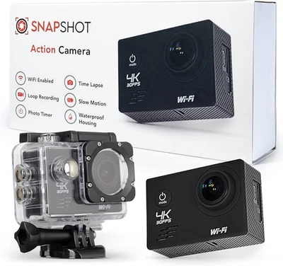 SNAPSHOT Action Hero 4K Waterproof Action Camera - Image 1 of 4