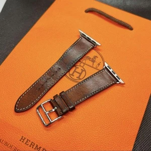 Hermes Vo Swift Skóra Single Tour Apple Watch Pasek Kranowy Rzadki Kolor 38mm 42mm - Zdjęcie 1 z 3