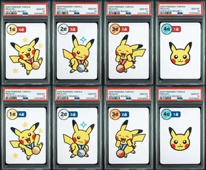 【PSA10 Sequential 8 Cards】Pokémon Tarlka ROUND 1 & 2 Pikachu Japanese Promo Card - Picture 1 of 9