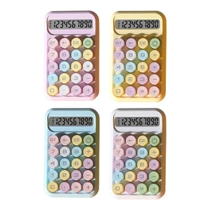 10 Digit Calculator Basic Pocket Calculator Handheld Aesthetic Compact LCD - Picture 1 of 23