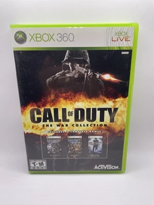 Call of Duty: The War Collection (Microsoft Xbox 360, 2010) 3-Disc Set CIB - Image 1 of 4