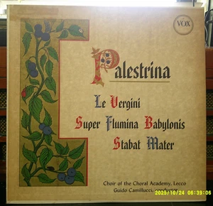 PALESTRINA  Le Vergini, Super Flumina, STABAT MATER, CHORAL ACADEMY , CAMILLUCCI - Picture 1 of 2