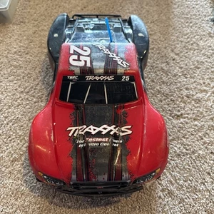 Traxxas Slash 4x4 1/16 Mark Jenkins Red with Upgraded brushless motor - Picture 1 of 15