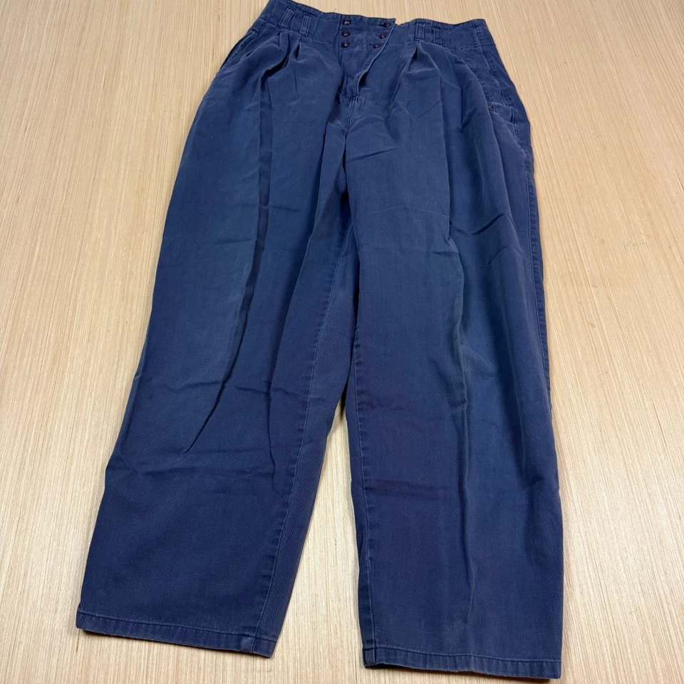 Vintage 80s 90s Parachute Pants Pleated baggy Union Bay men's 30x26 wide leg - Image 1 of 4