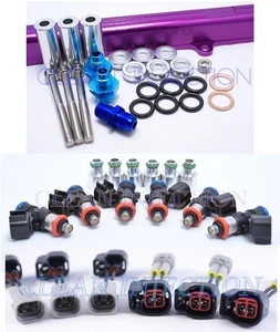 Toyota Soarer Chaser Supra 1JZGTE 1JZ-GTE Turbo bosch 1000cc Fuel Rail Injectors - Foto 1 di 1