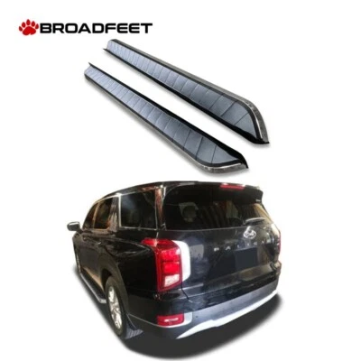 NUEVO Se adapta a Hyundai Palisade R44 2020-2023 5" estriberas de aluminio almohadilla de escalón lateral Foto 1 de 4