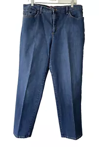 Pantalones de mezclilla para mujer Gloria Vanderbilt talla 16 azul Amanda tiro alto pierna recta - Imagen 1 de 12