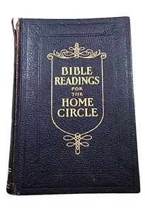 Bible Readings For The Home Circle 1919 Illustrated Black Cover Antique Book - Picture 1 of 15