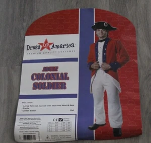 Dress Up America Colonial Soldier Costume Size M - Picture 1 of 4