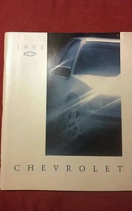 1993 Chevrolet sales brochure Cavalier Beretta Corsica Lumina Caprice automobile - Picture 1 of 3