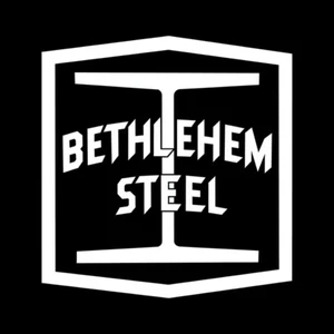 Bethlehem Steel logo vinyl sticker decal i beam railroad train - Picture 1 of 1