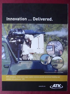 1/2010 PUB ATK PAWS PALLETIZED AUTONOMOUS WEAPON SYSTEM US ARMY ORIGINAL  AD - Imagen 1 de 1