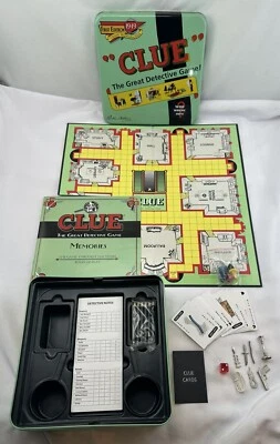 2004 Clue 1st Edition (1949) Reproduction Tin by Winning Moves Complete Great - Image 1 of 4