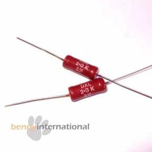 5x 2K IRC DXL 3W+ RESISTORS Carbon Wire Vintage Radio Valve Repair - Picture 1 of 1