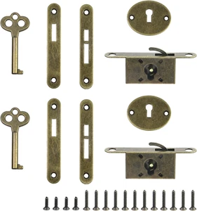 T Tulead Bronze Mini Kastenschlösser Voll Einsteck Deko Antik Schlösser Schmuckkästchen - Bild 1 von 12