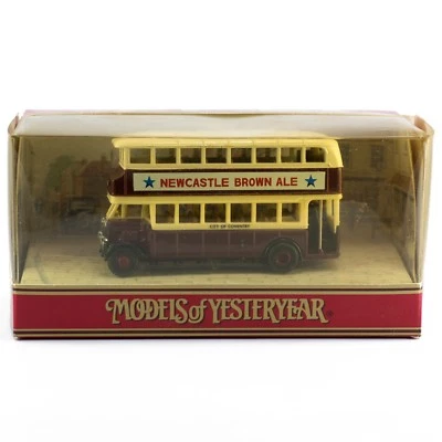 Matchbox Yesteryear 1930 Leyland Titan TD1 Bus Newcastle Brown Ale Y-5-5 - Image 1 of 4