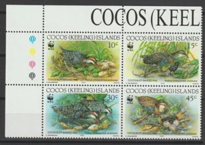 COCOS (KEELING) ISLANDS 1992 WWF SG 265/268 MNH - Picture 1 of 1