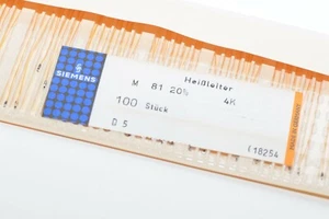 Vintage Heißleiter / NTC-Widerstand / Thermistor v. Siemens Typ M81, 4 kOhm, NOS - Picture 1 of 13