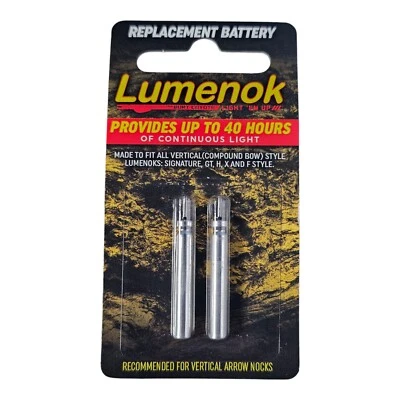 Lumenok Compound Bow Replacement Batteries - 2pk RB BR-435 3V Burt Coyote Light