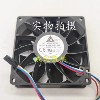 Delta FFB0824SH 8025 DC24V 0.28A 8CM 3-Pin Inverter High Airflow Cooling Fan - Image 1 of 3