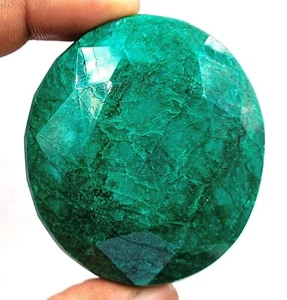 Esmeralda verde Colombia 400 quilates certificado EGL natural forma ovalada piedra preciosa suelta AKJ - Imagen 1 de 12