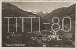 S. LEONARDO m. 689 - VALLE PASSIRIA PRESSO MERANO - ST. LEONHARD (BOLZANO) 1949 - Imagen 1 de 1