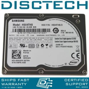 Samsung SpinPoint N2 HS04THB 40GB Ultra-ATA / 100 4.2K RPM 1.8" Hard Drive - Picture 1 of 2
