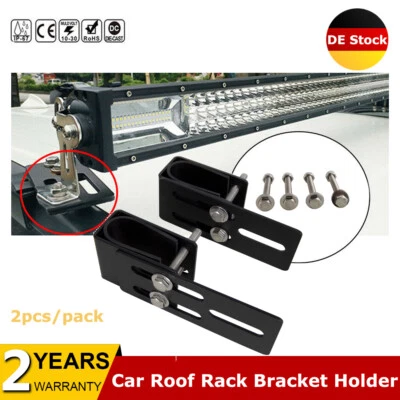 2x Car Roof Rack Work Lights Light Bar Mounting Bracket Holder ATV - Image 1 of 4