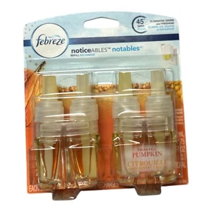 Febreze NoticeABLES Refill Fresh Fall Pumpkin 2 Refills In Package *New - Picture 1 of 2