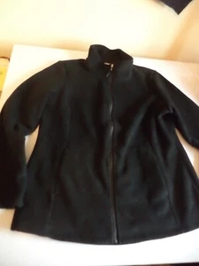 32 Degrees Heat Jacket Men's large thermal fleece Black Full Zip 42" 44" - Picture 1 of 3