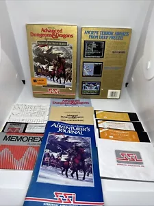 Vintage Advanced Dungeons & Dragons SEGRETO DELLE LAME D'ARGENTO - C64/128 - Foto 1 di 19