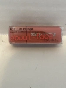 About Face By Halsey Matte Fluid Eye Paint Liquid Eyeshadow Marigold Mini .04oz - Picture 1 of 6