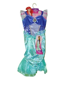 Disney Princess Ariel Little Mermaid Dress Up Halloween  Play Costume 4-6X Girls - Picture 1 of 2