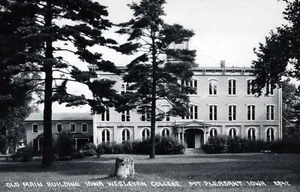 Antiguo edificio principal Iowa Wesleyan College - Mt. RPPC agradable, Iowa - publicado - Imagen 1 de 2