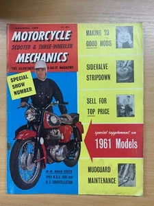 MOTO SCOOTER Y 3 RUEDAS MECÁNICA UK REVISTA DIC 1960 - 1961 MODELOS (LL) - Imagen 1 de 8
