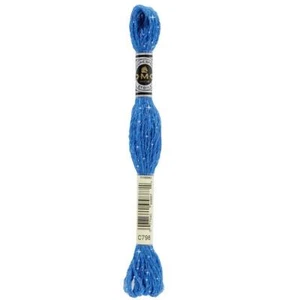 DMC Etoile Cotton - C798 Dark Delft Blue - Twinkle Thread - Picture 1 of 1