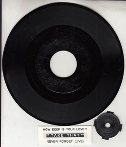 TAKE THAT How deep is your love? 7" 45 rpm record NEW RARE! + juke box strip - Picture 1 of 1