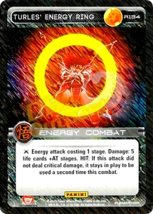 DBZ Dragon Ball Z TCG Panini Movie Collection R134 Turles' Energy Ring Foil - Foto 1 di 1