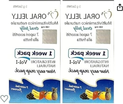 Men's Magra Oral Gel Jel box of 2-14 sachet Pack - Energy Boost Vitality Stamina - image 1 of 2